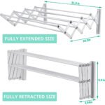 Wall Mounted Clothes Drying Hanger - Image 3