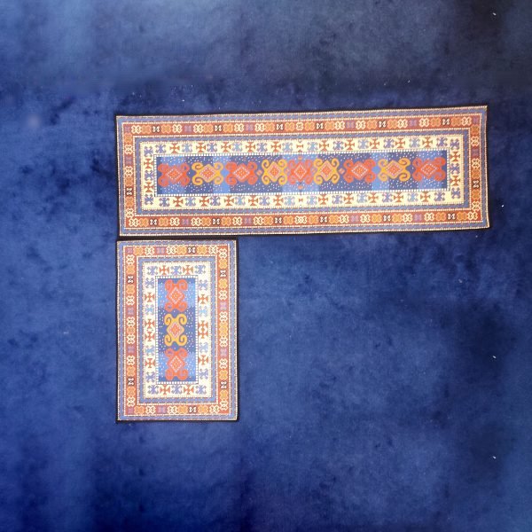 Carpet Set Kitchen Rugs Decoration ( 2 pcs Set ) Code: 1347